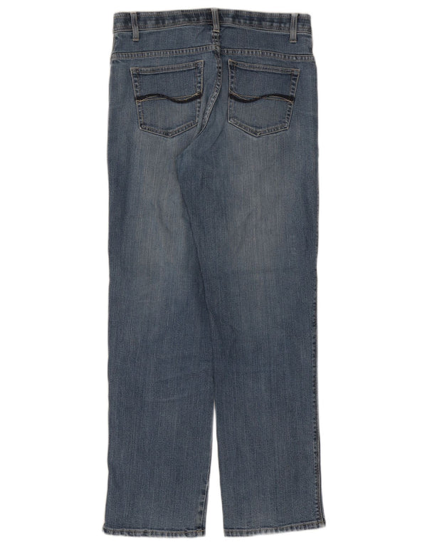 Lee Damen Stretch Straight Jeans W32 L30 Blau