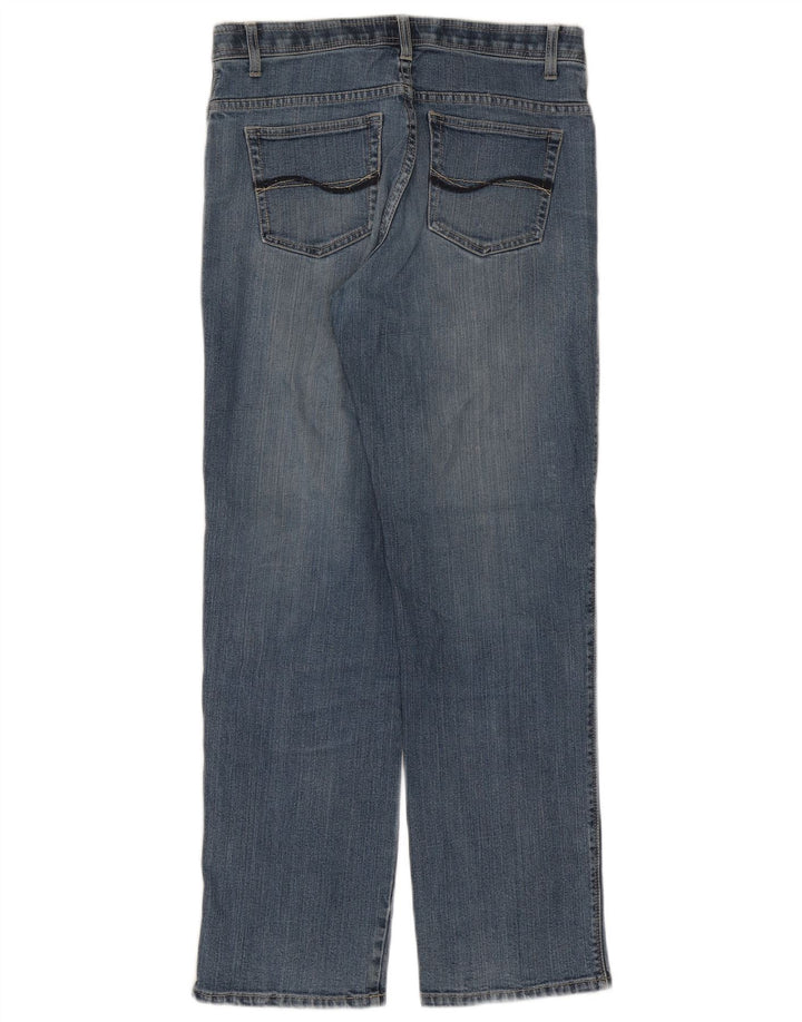 Lee Womens Stretch Straight Jeans W32 L30 Blue