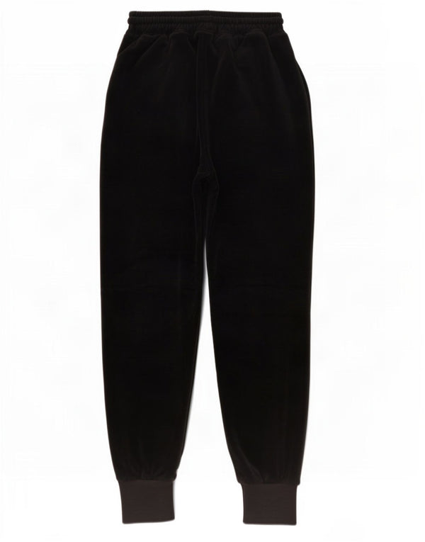 Γυναικεία βελούδινη αθλητική φόρμα Adidas Joggers UK 12 Medium Black
