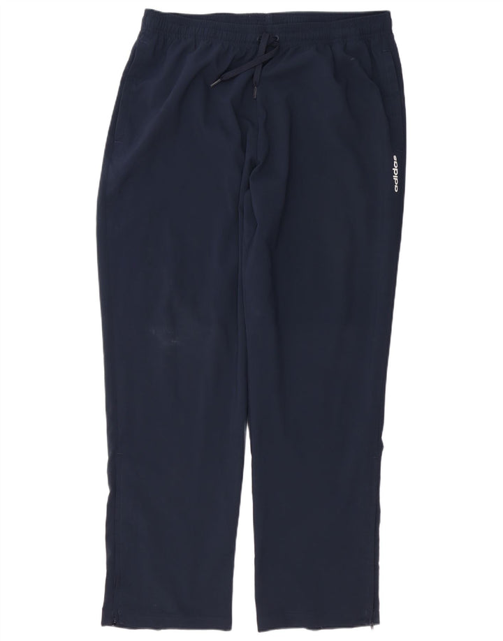Adidas Mens Tracksuit Trousers XL  Navy Blue Polyester