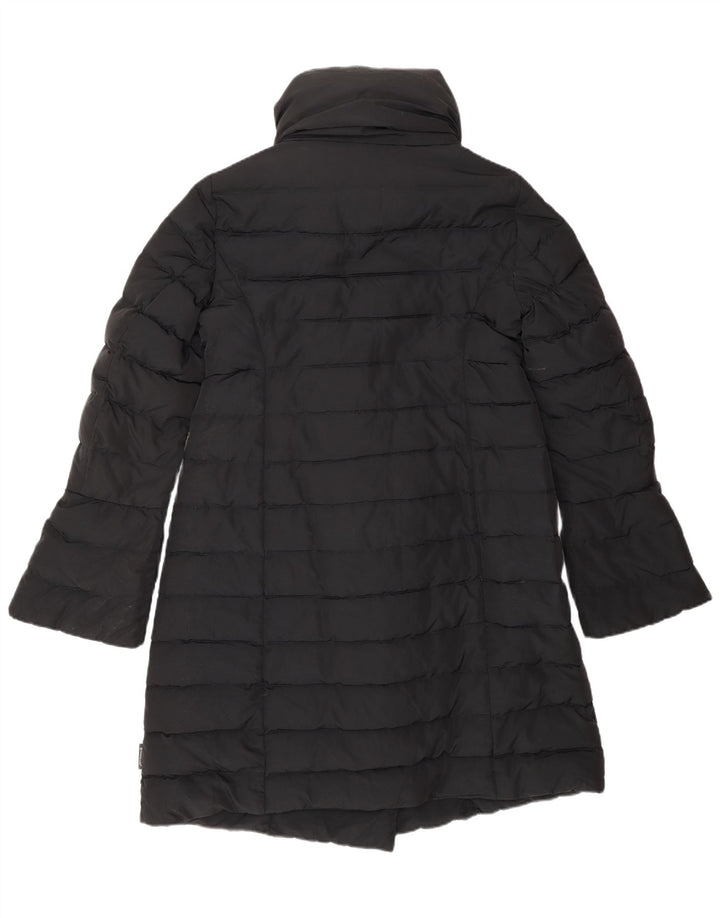 MONCLER Женское стеганое пальто, размер 1, маленькое, черное, полиамид, классическое