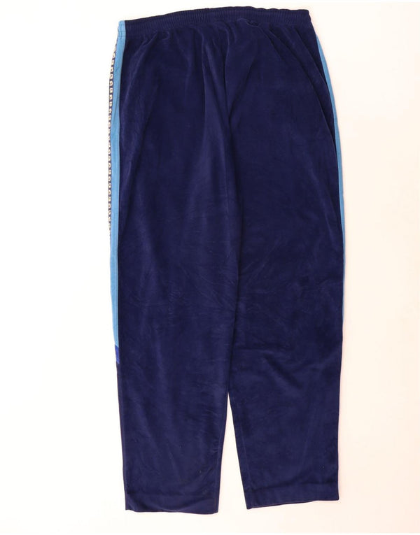 Calça de treino gráfico masculina Diadora IT 56 XL azul marinho Colourblock