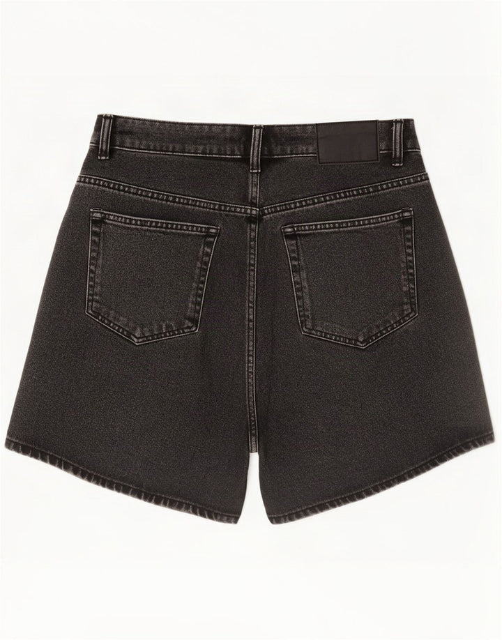 Damskie spodenki jeansowe Zara EU 40 Medium W30, czarna bawełna