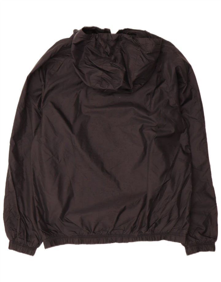 Nike Mens Hooded Bomber Jacket UK 36 Small Black Polyester