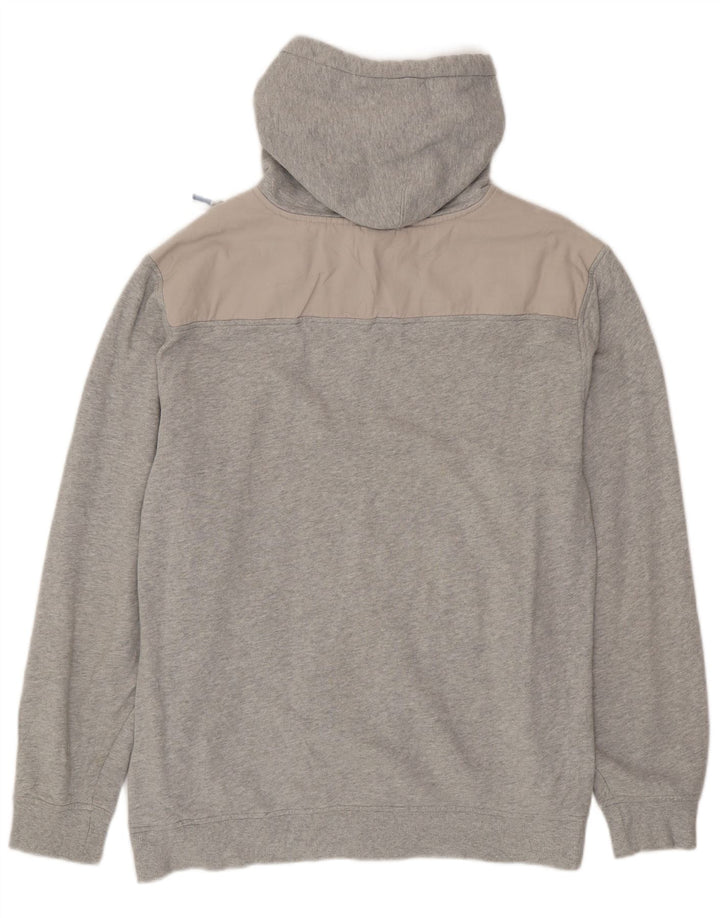 VINEYARD VINES Mens Hoodie Jumper Large Grey Cotton