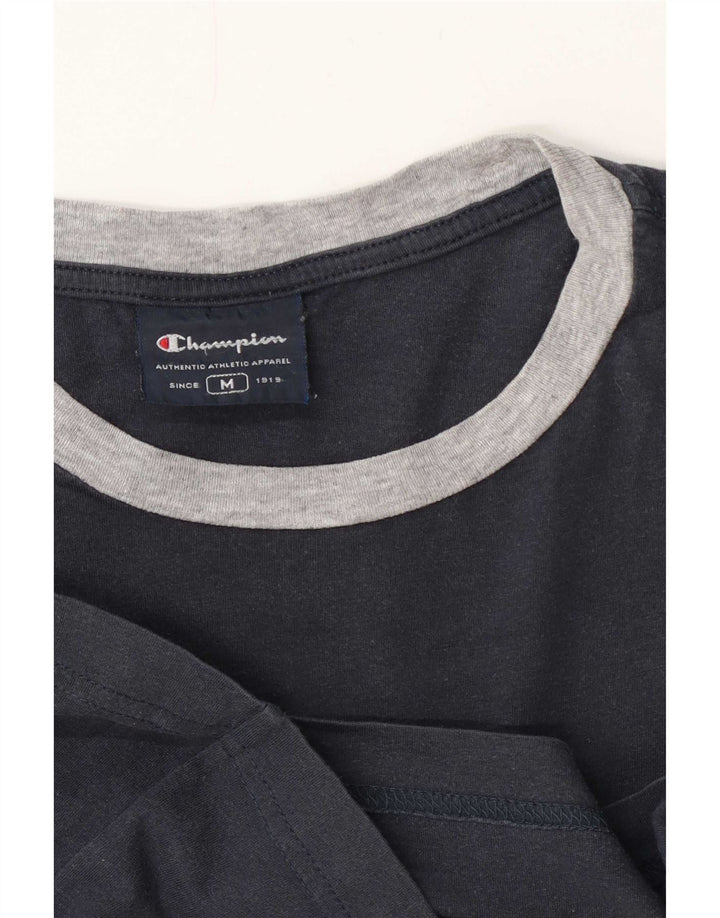 Ανδρικό T-Shirt Champion Graphic Top Medium Navy Blue