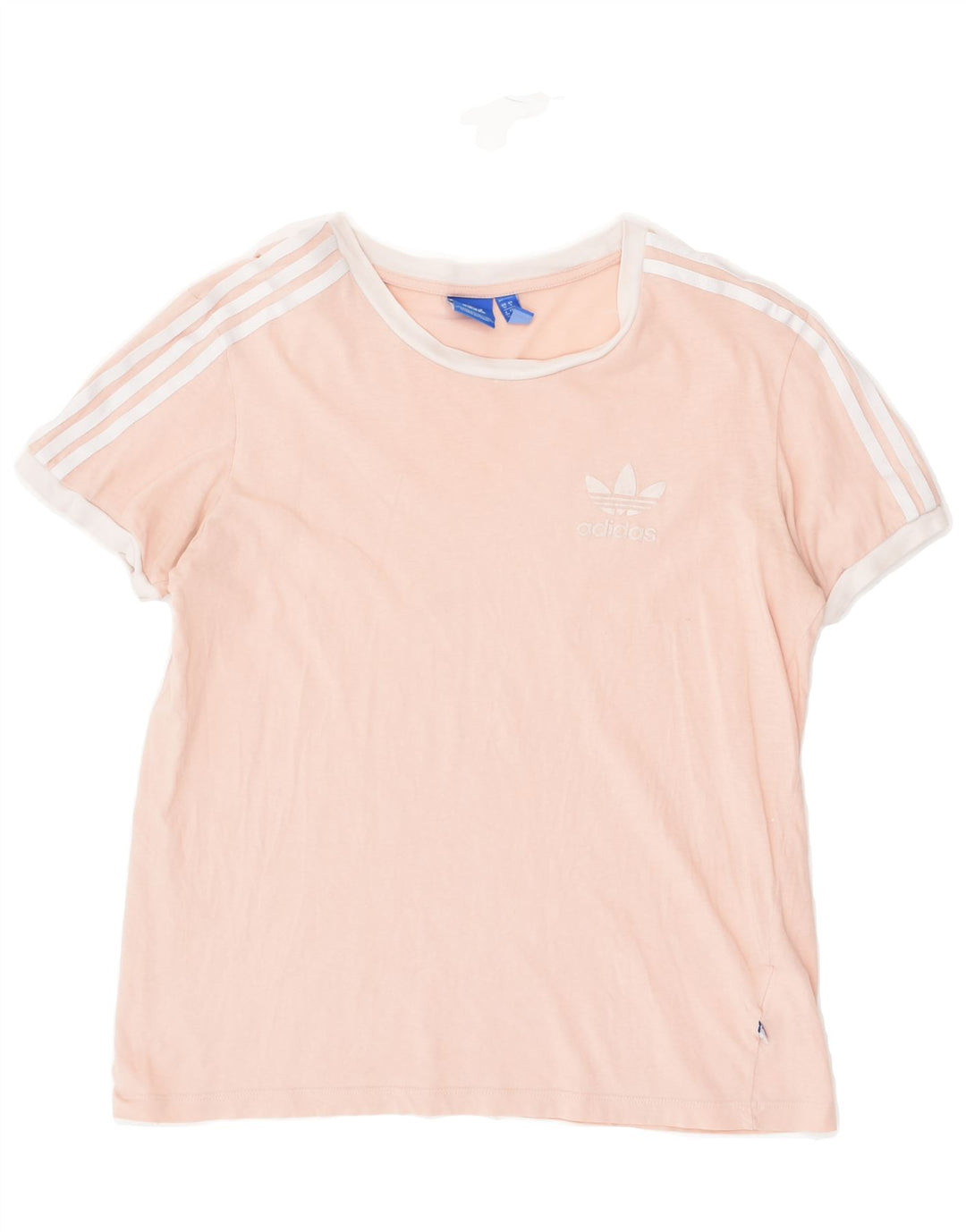ADIDAS Womens T-Shirt Top UK 10 Small  Pink Cotton | Vintage Adidas | Thrift | Second-Hand Adidas | Used Clothing | Messina Hembry 