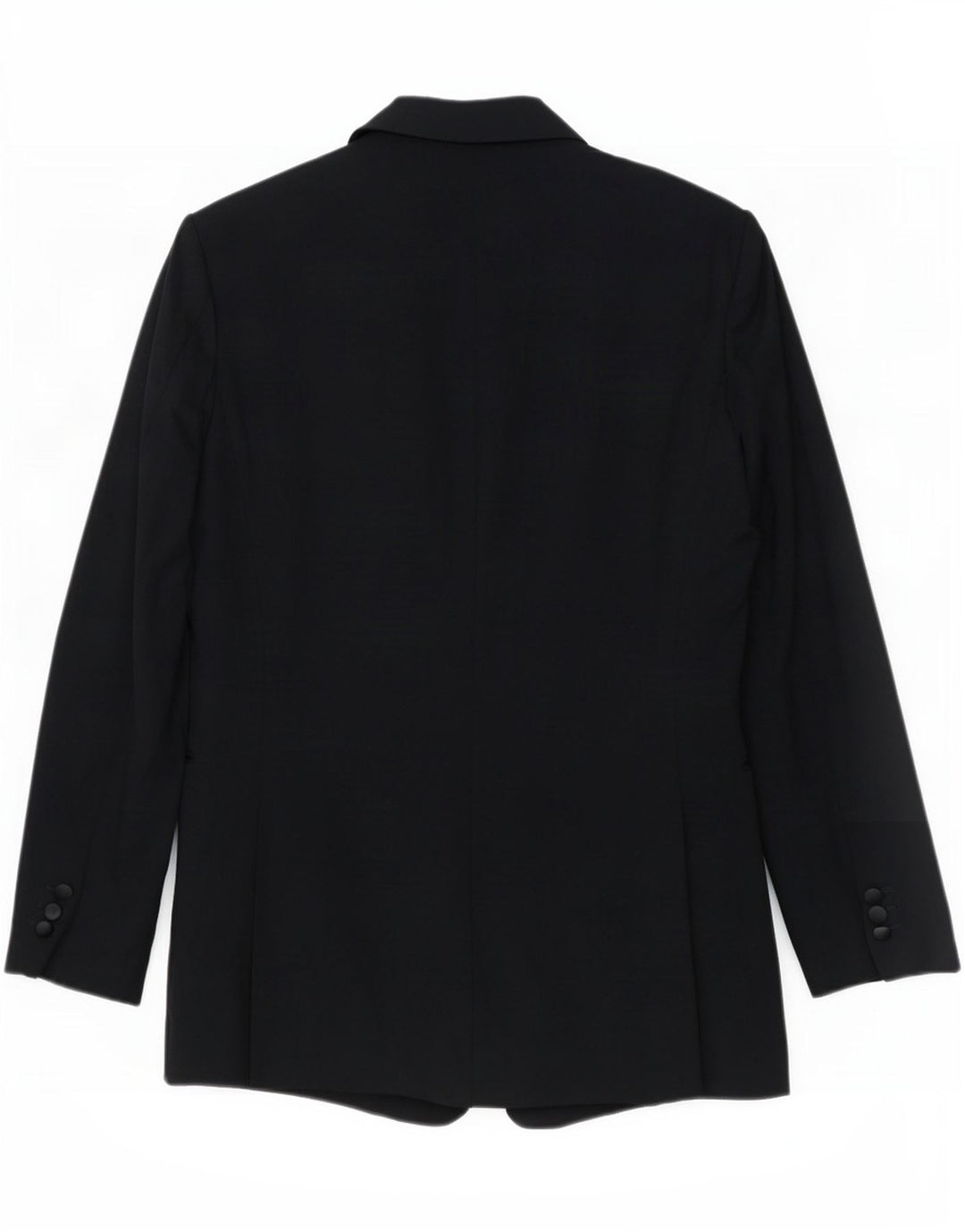 Pal Zileri Veste Blazer Double Boutonnage Homme IT 50 Grande Laine Vierge Noire