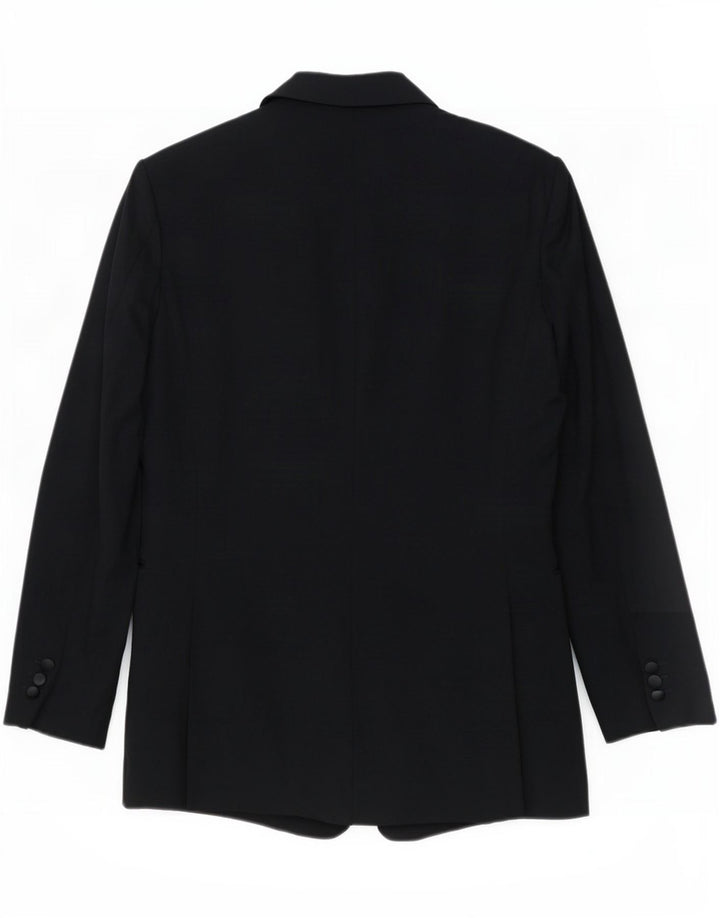 Pal Zileri Veste Blazer Double Boutonnage Homme IT 50 Grande Laine Vierge Noire