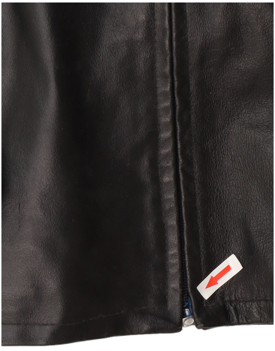 Jaqueta de couro masculina vintage UK 40 grande preta