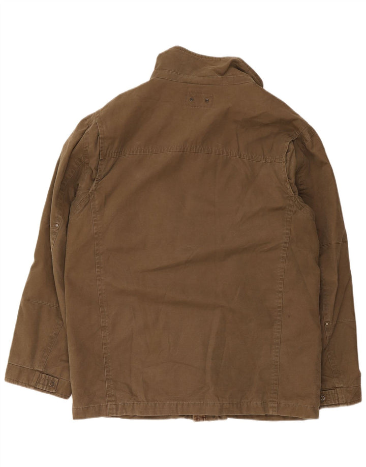 Marks & Spencer Mens Blue Harbour Utility Jacket UK 40 Large Brown