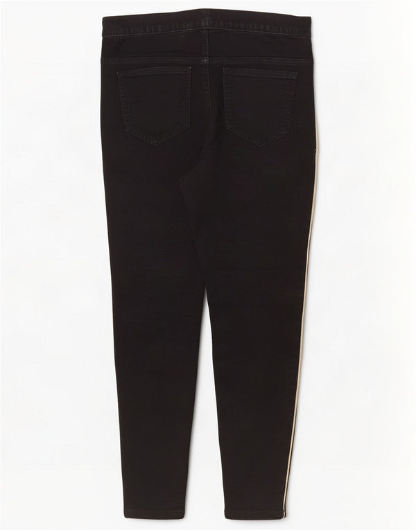 Marks & Spencer Womens Crop Jegging Jeans UK 14 Large W32 L25 Black Bomuld