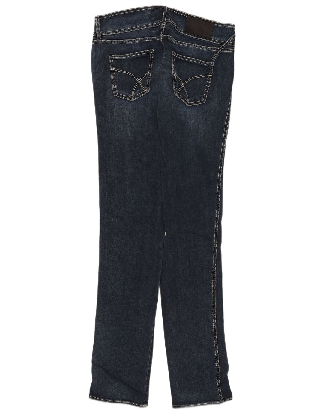 Gas Womens Slim Jeans W30 L34 Navy Blue Cotton