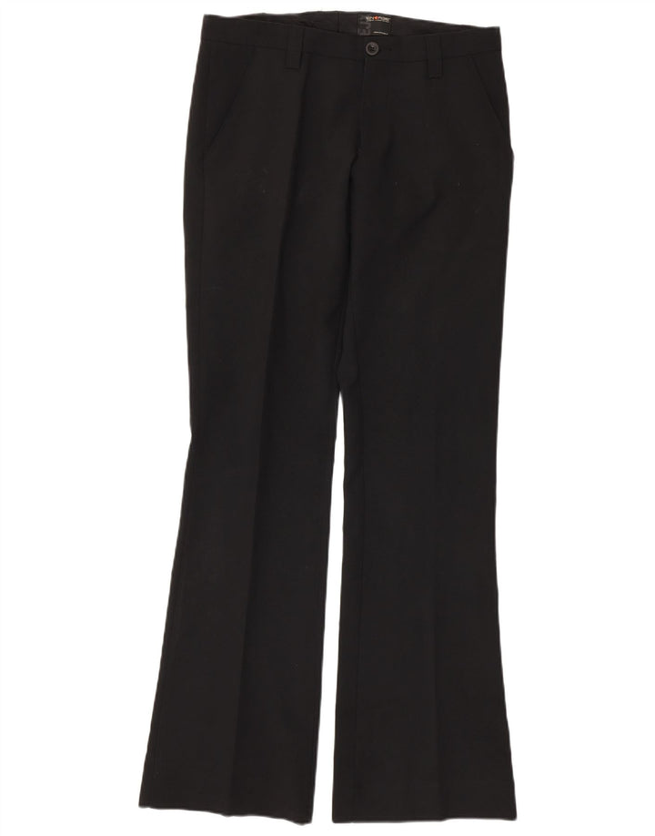 Energie Damen Bootcut Chino Hose W31 L34 Schwarz Polyester