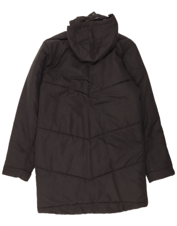 Under Armour Mens Cold Gear Hooded Padded Coat UK 38 Medium Black Polyester