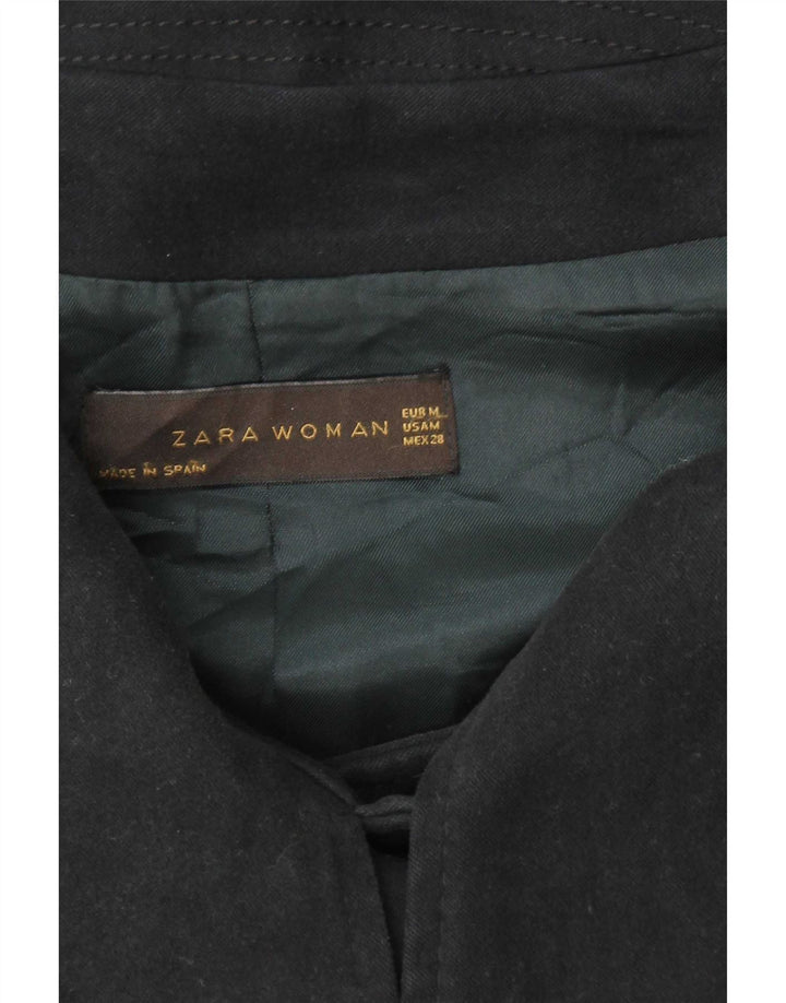 Blazer pentru femei Zara cu 2 nasturi UK 14 Medium Black