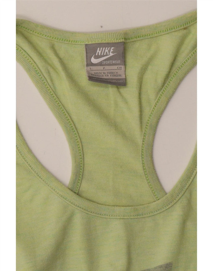Top cu vestă grafică pentru femei NIKE UK 8 Small Green
