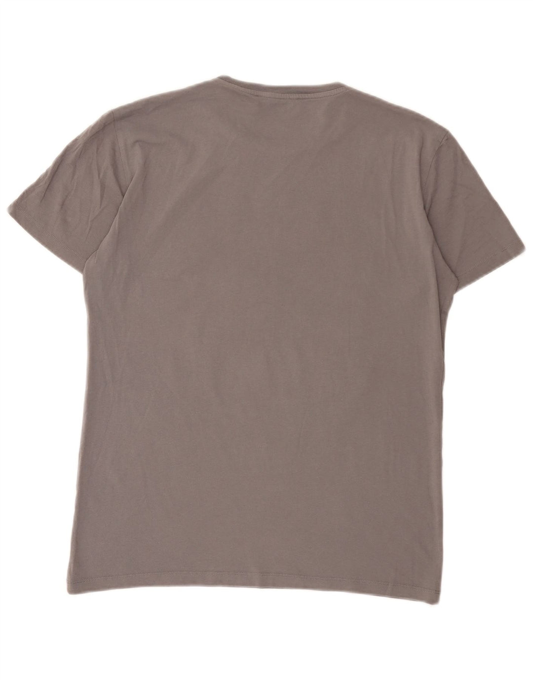 Trussardi Jeans Mens Graphic T-Shirt Top Medium Grey