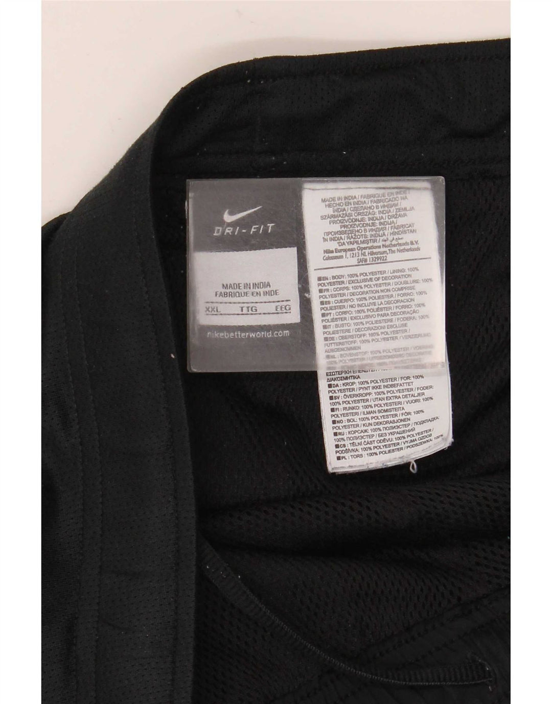 Męskie spodnie dresowe Nike Dri Fit 2XL, czarny poliester