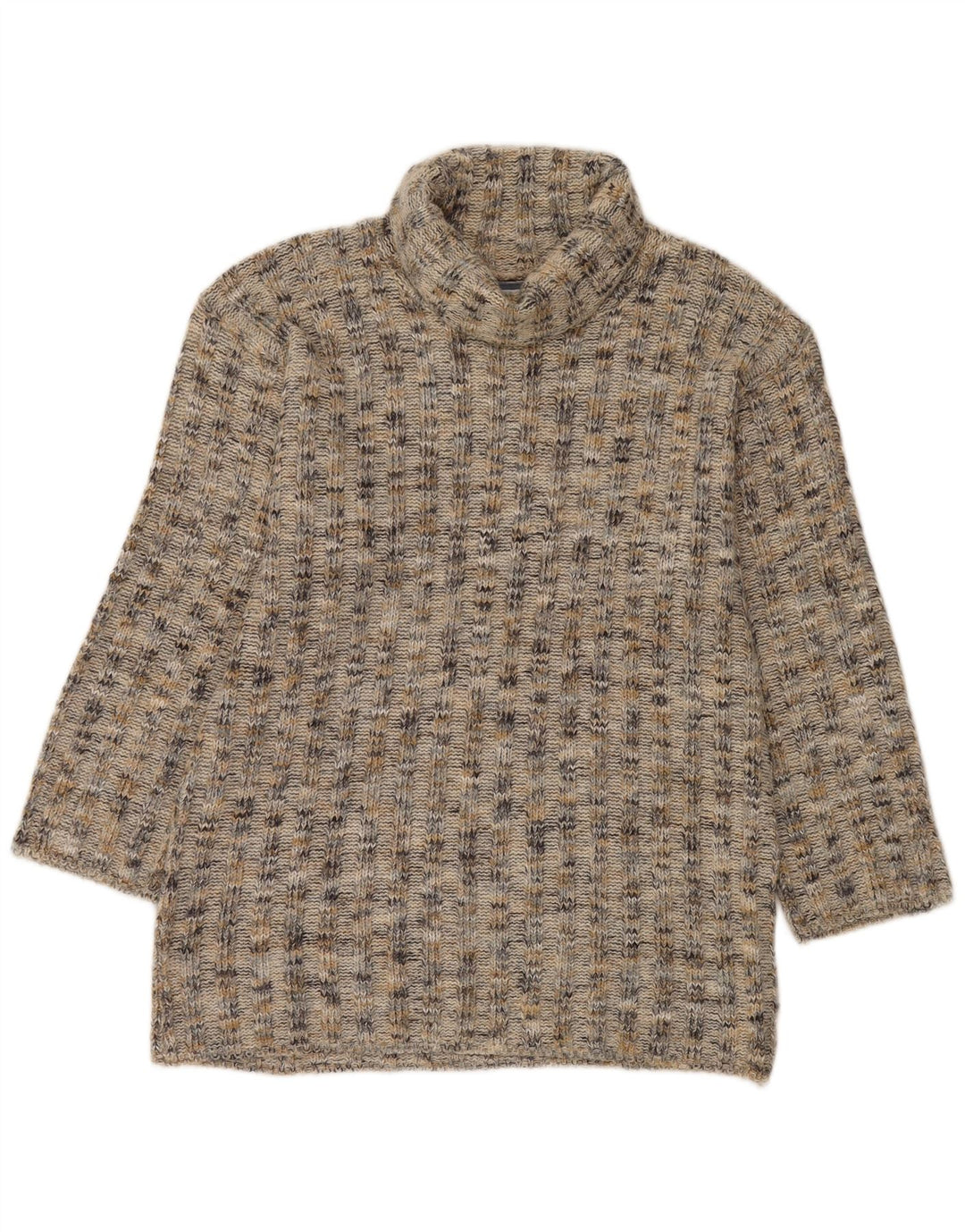 Onyx Womens Roll Neck Jumper Sweater UK 16 Large Multicoloured Flecked