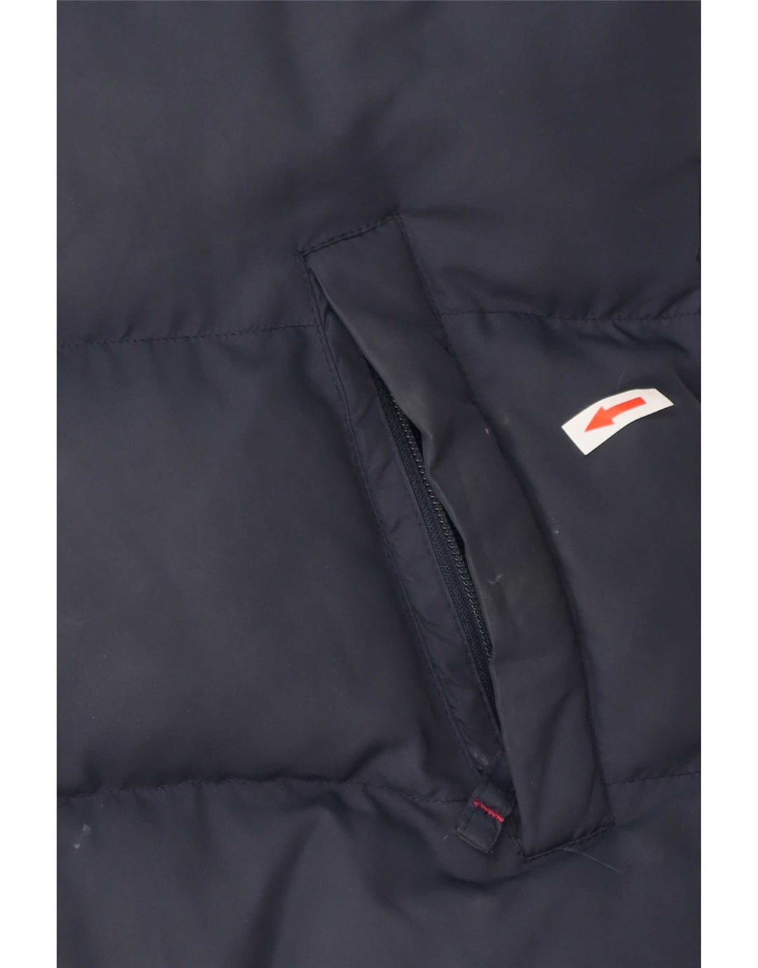 Besætningstøj Dame Polstret Gilet UK 12 Medium Navy Blue Polyester