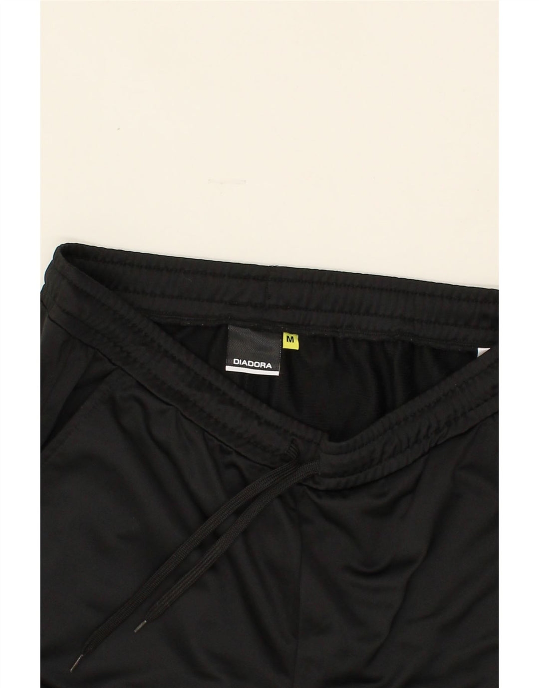DIADORA Womens Tracksuit Trousers UK 14 Medium Black Polyester Vintage Diadora and Second-Hand Diadora from Messina Hembry 