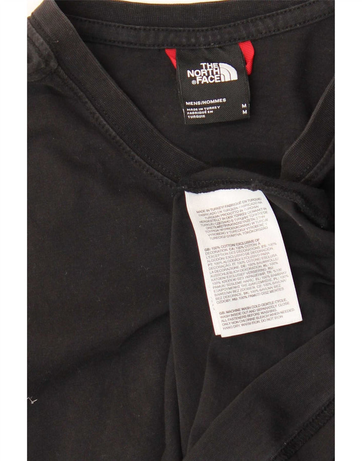 The North Face Mens Graphic T-Shirt Top Medium Black Cotton