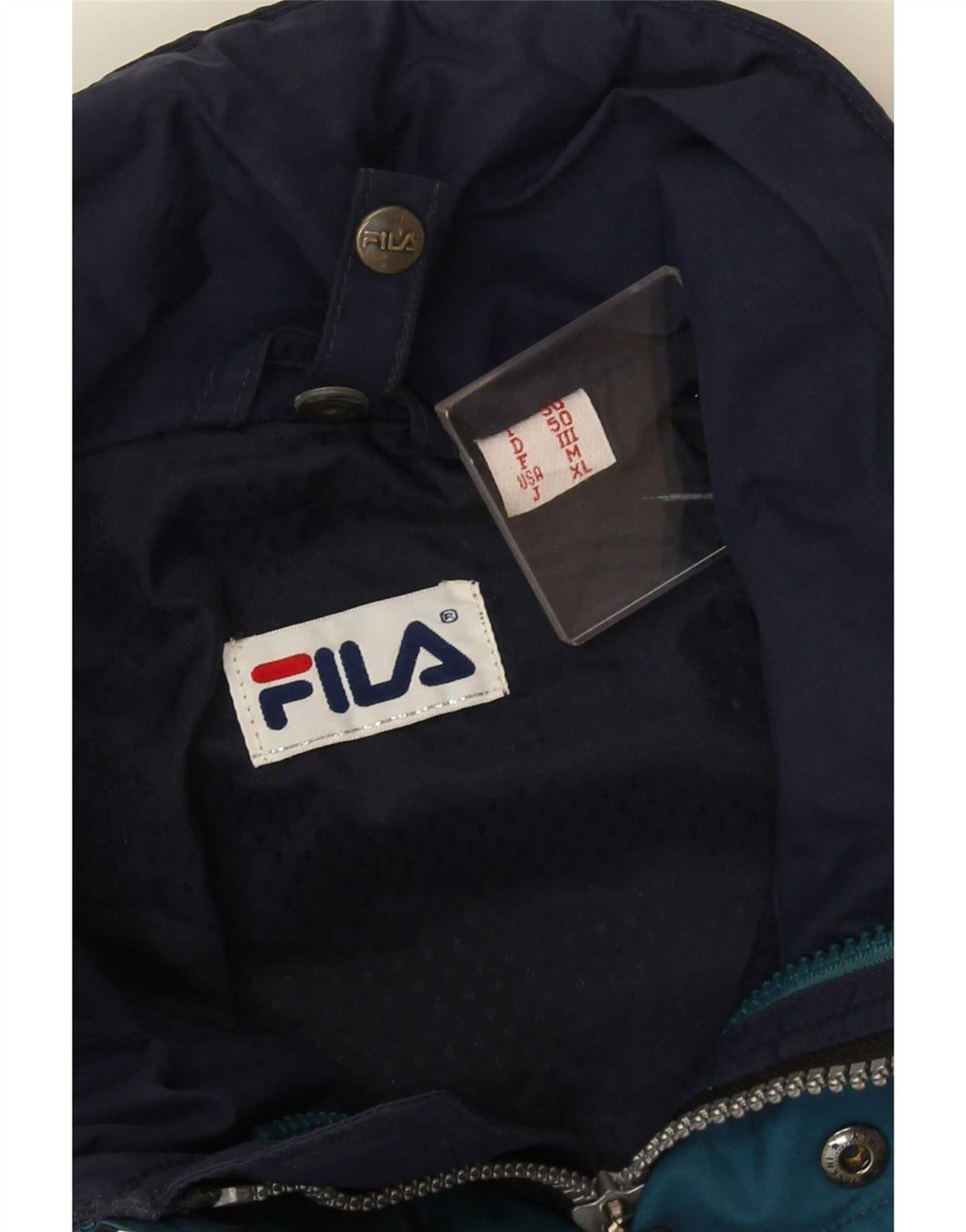 Giacca antipioggia da uomo Fila IT 50 Large Blu Navy