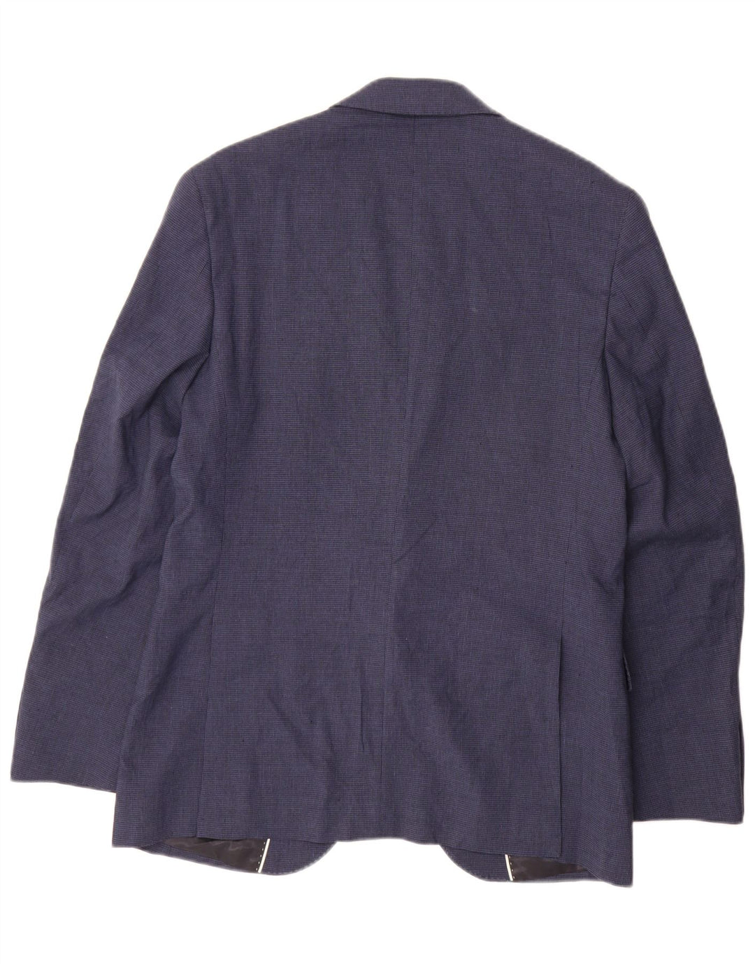 Marks & Spencer Chaqueta tipo blazer de 2 botones para hombre UK 38 Azul medio Pata de gallo
