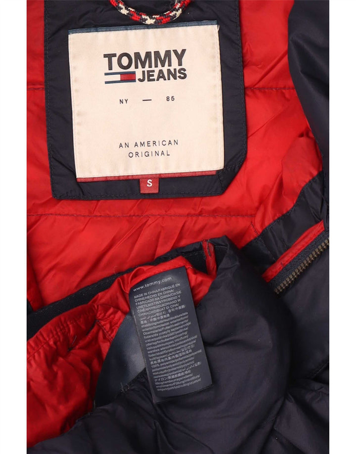 Tommy Hilfiger Ανδρικό μπουφάν με επένδυση UK 36 Small Navy Blue Polyamide