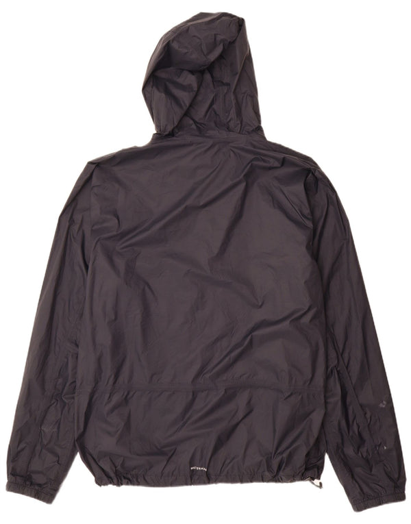 Giacca antipioggia con cappuccio da uomo Quiksilver UK 42 XL Navy Blue Nylon