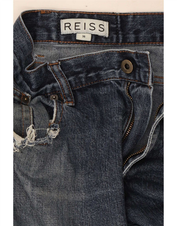 Jeans dritti da uomo Reiss W36 L31 cotone blu
