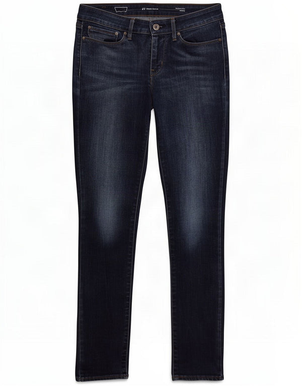 Levi's Womens Demi Curve Modern Rise Skinny Jeans W27 L32 Navy Blue Cotton