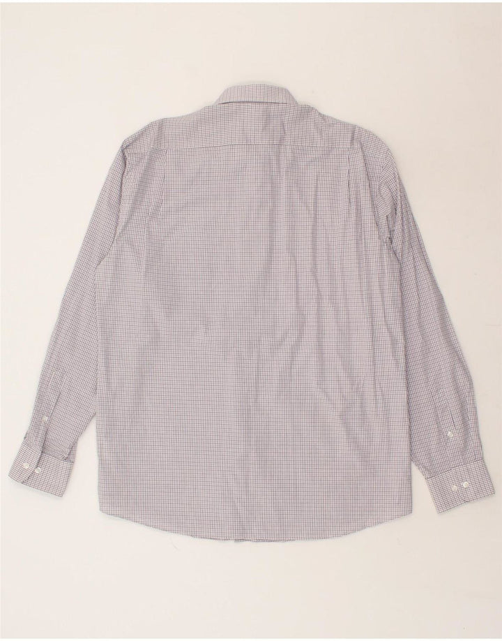 TOMMY HILFIGER Mens Regular Fit Shirt Size 16 1/2 Large Grey Check Vintage Tommy Hilfiger and Second-Hand Tommy Hilfiger from Messina Hembry 