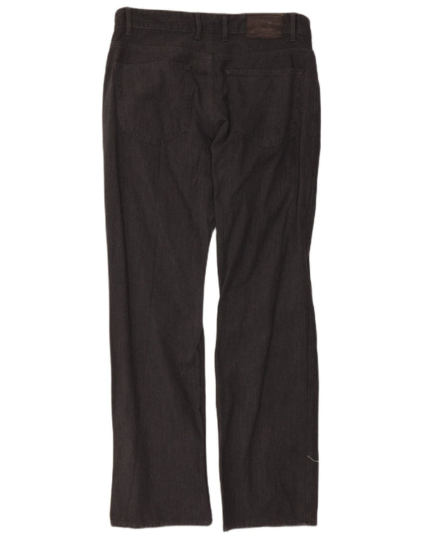 Gap Damen Jason Regular Fit Straight Jeans W34 L32 Graue Baumwolle