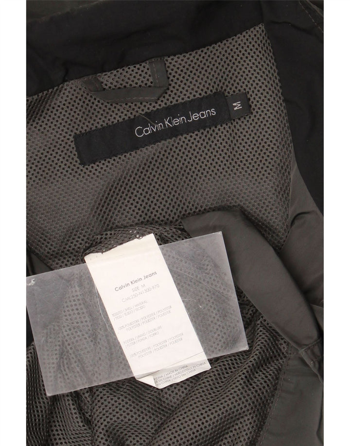 Męska kurtka użytkowa Calvin Klein Jeans Graphic UK 38, średni szary poliester