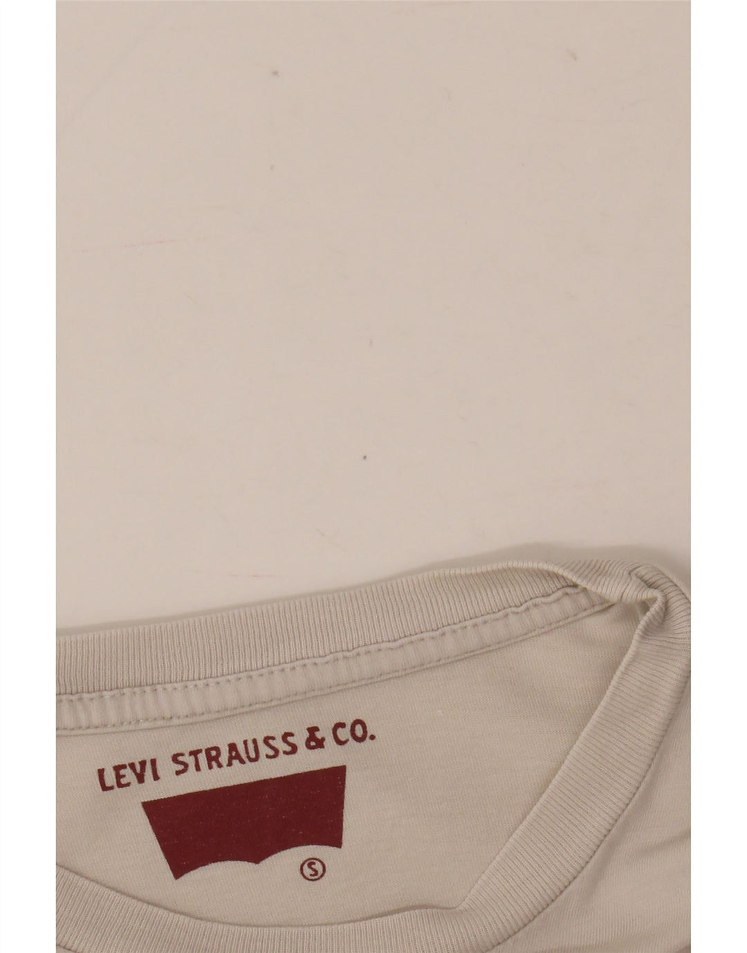 Levi's Womens Graphic T-Shirt Top UK 10 Small White