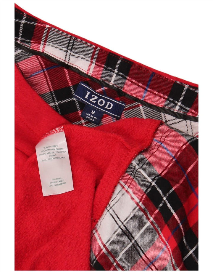 Damska bluza IZOD Bluza UK 14 Średnia czerwona bawełna