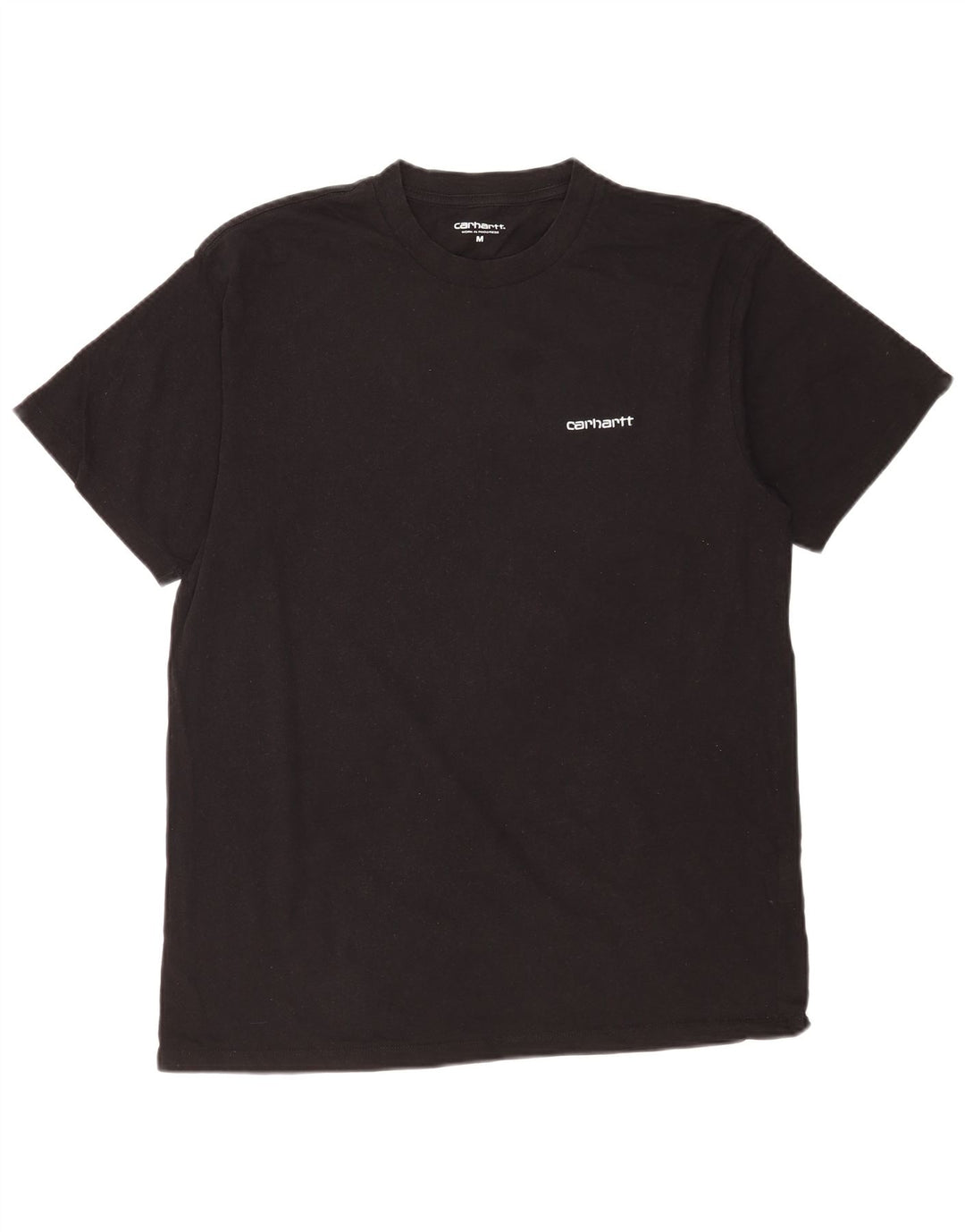 Carhartt Mens T-Shirt Top Medium Black Cotton
