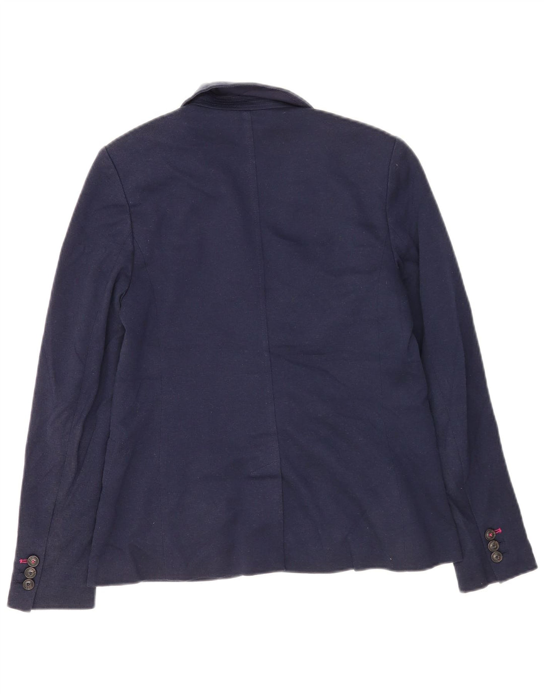 Joules Womens 2 Button Blazer Jacket UK 10 Small Navy Blue Polyester