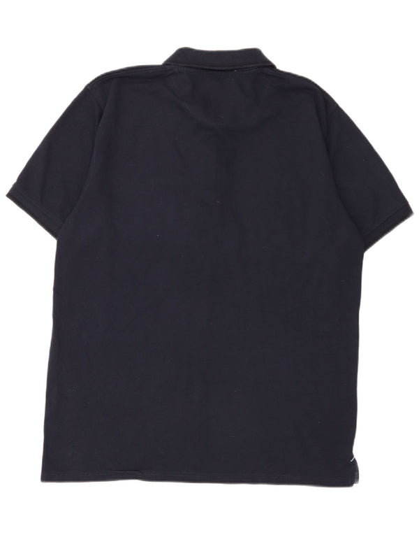 Dockers Mens Polo Shirt Large Navy Blue
