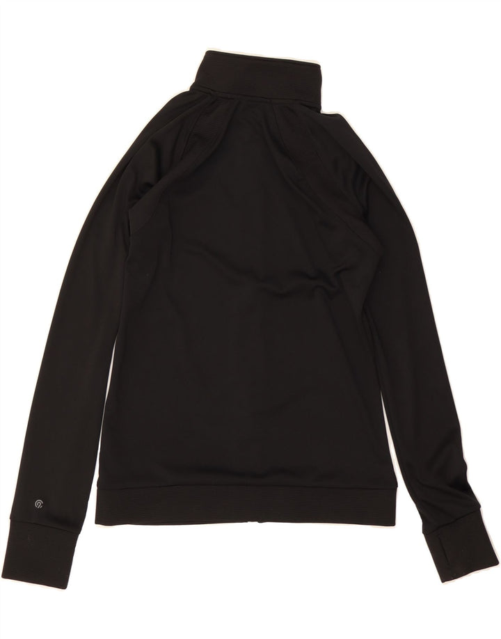 CHAMPION Girls Tracksuit Top Jacket 14-15 Years XL  Black Polyester Vintage Champion and Second-Hand Champion from Messina Hembry 