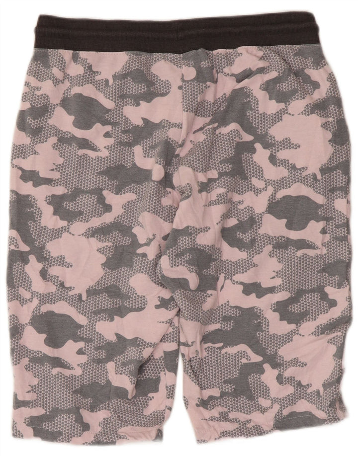 Pantaloncini sportivi REEBOK da donna UK 14 Poliestere mimetico grigio medio