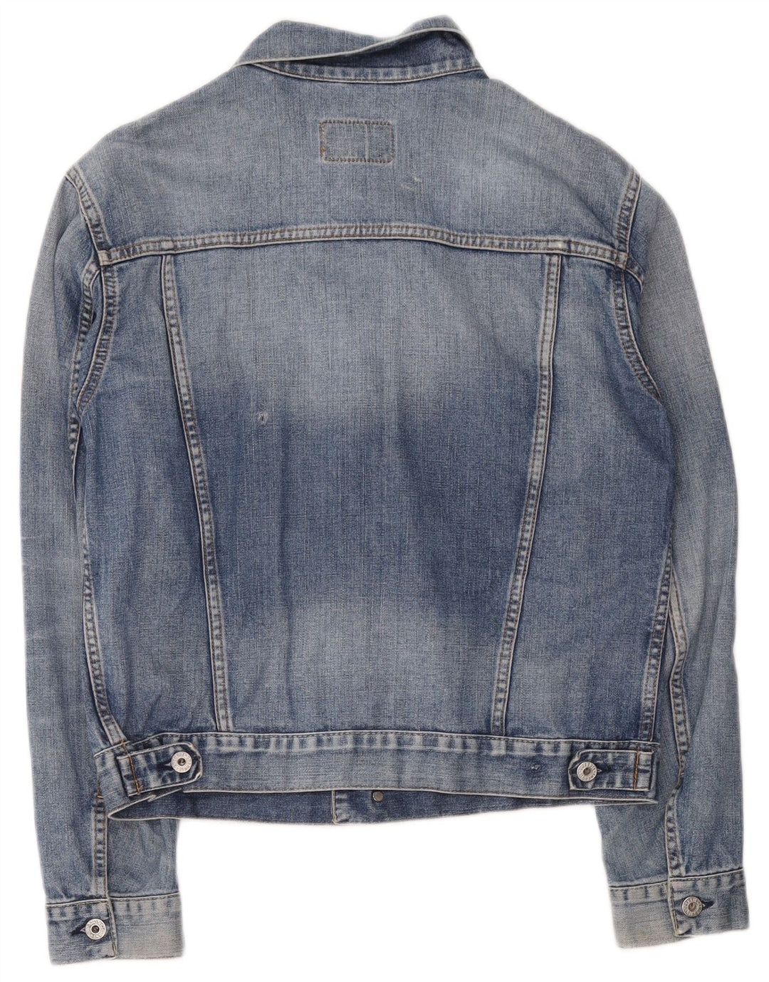 Nike Dame denimjakke UK 14 Medium Blue Bomuld