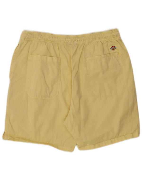 Shorts cargo masculino Dickies grande W34 algodão amarelo