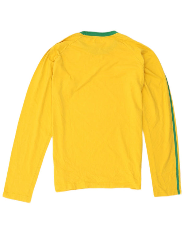 Adidas Herre Top Langærmet Medium Gul Bomuld