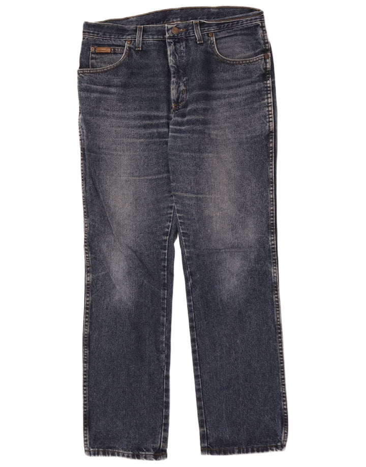 Blugi drepti pentru bărbați Wrangler W34 L32 albastru