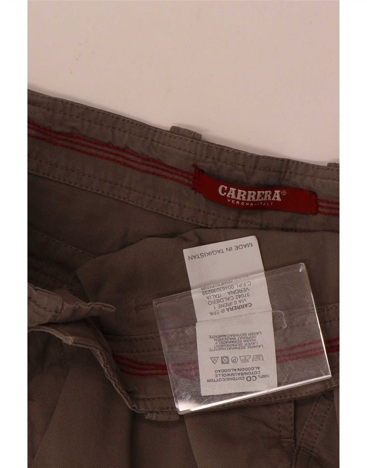 Carrera Mens Cargo Shorts W34 Large Grey Cotton