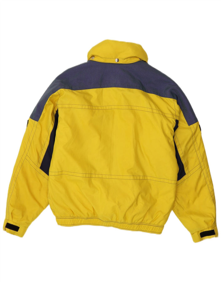 Dubin Veste de ski graphique pour homme IT 50 Large Jaune Colorblock Polyester
