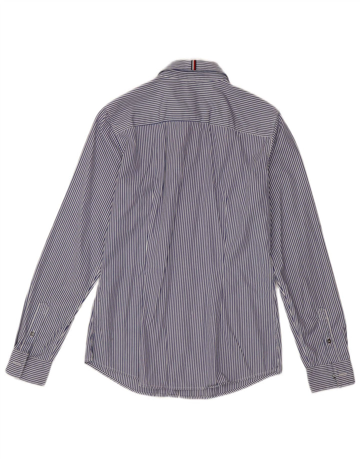 Γυναικείο πουκάμισο TOMMY HILFIGER Fitted US 6 Medium Blue ριγέ